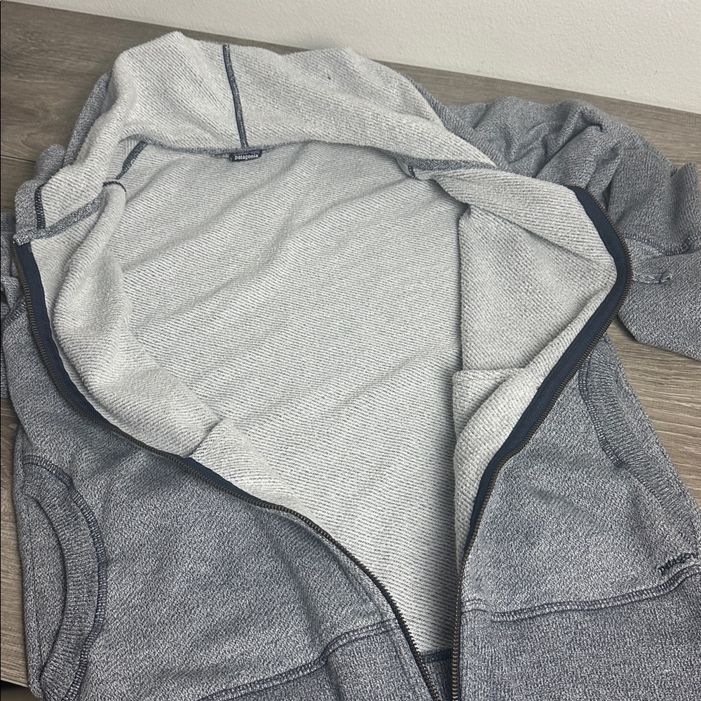 Patagonia Women’s Cloud Stack Hoodie Full Zip Jacket Grey Large - Picture 8 of 8